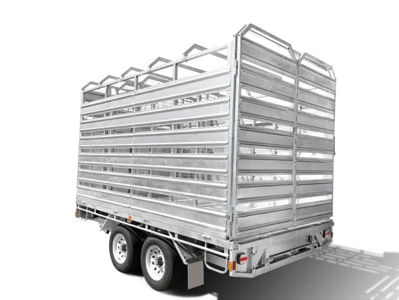 12x7 flat top cattle trailer