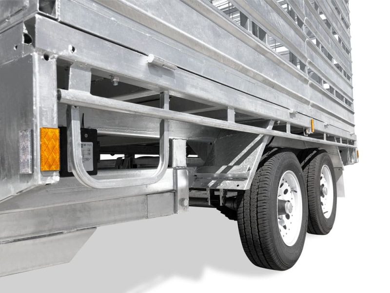 12x7 flat top cattle trailer