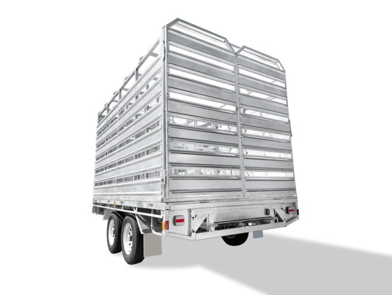 12x7 flat top cattle trailer