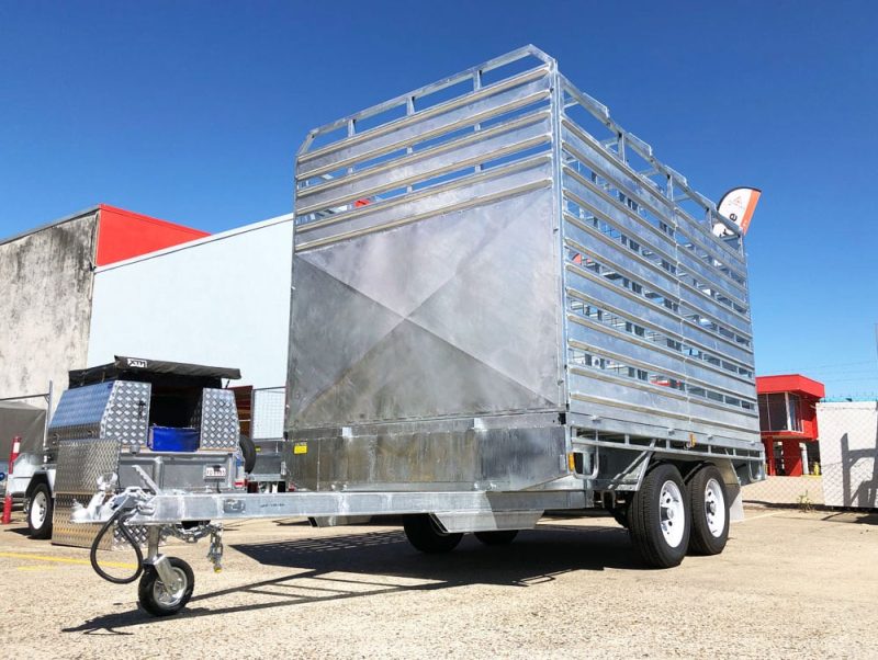 12x7 flat top cattle trailer
