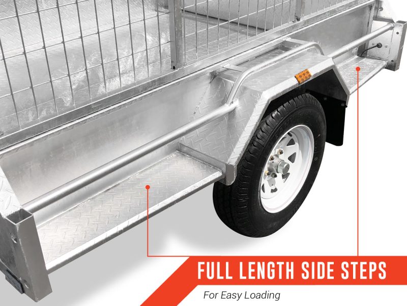 Premium Box Trailer with optional cage