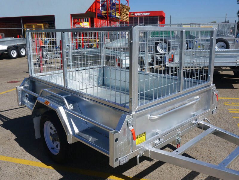 Premium Box Trailer with optional cage