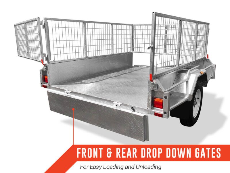 Premium Box Trailer with optional cage